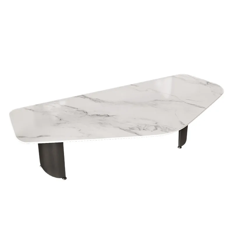 

Italian light luxury rock slab coffee table, irregular special-shaped design, simple modern home