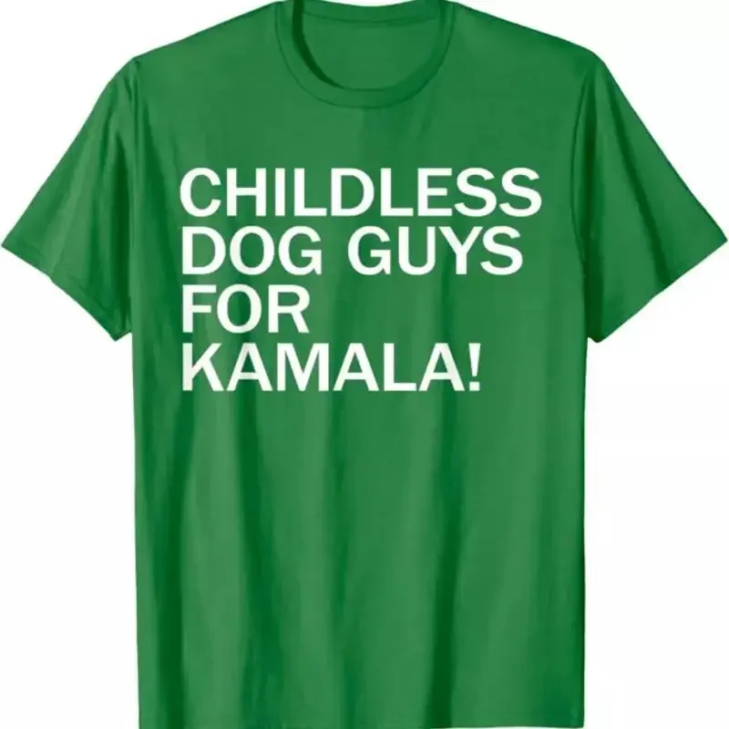 Childless Dog Guys for Kamala 2024 Vote Harris T Shirt