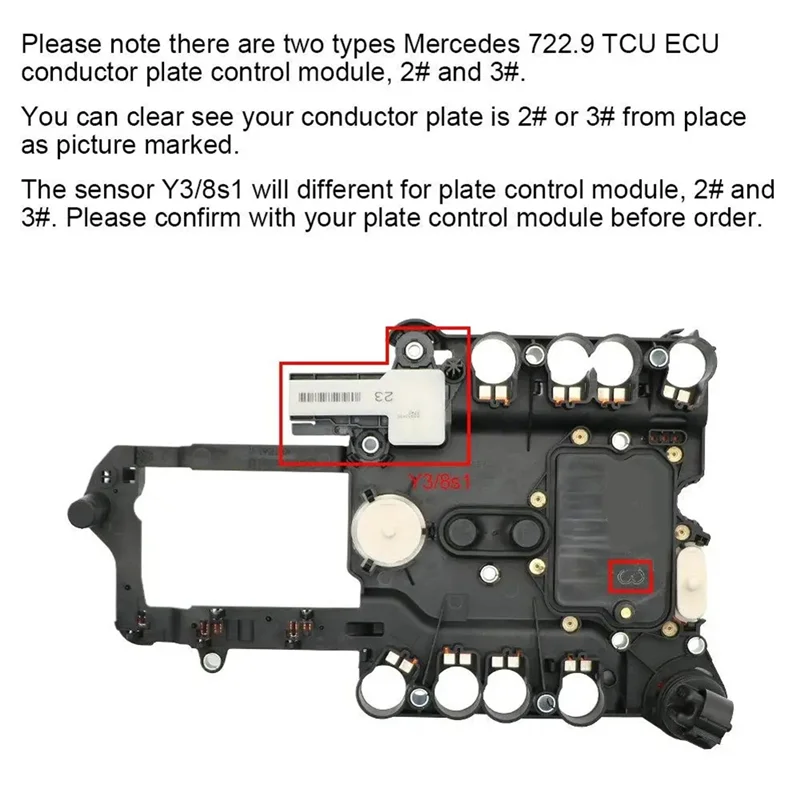 

Transmission Sensor For For Mercedes-Benz A CLC/CLK/CLS/E/G/GLK/ML/R/S SLK Class 2000-2008 722.9 TCU TCM Control Module