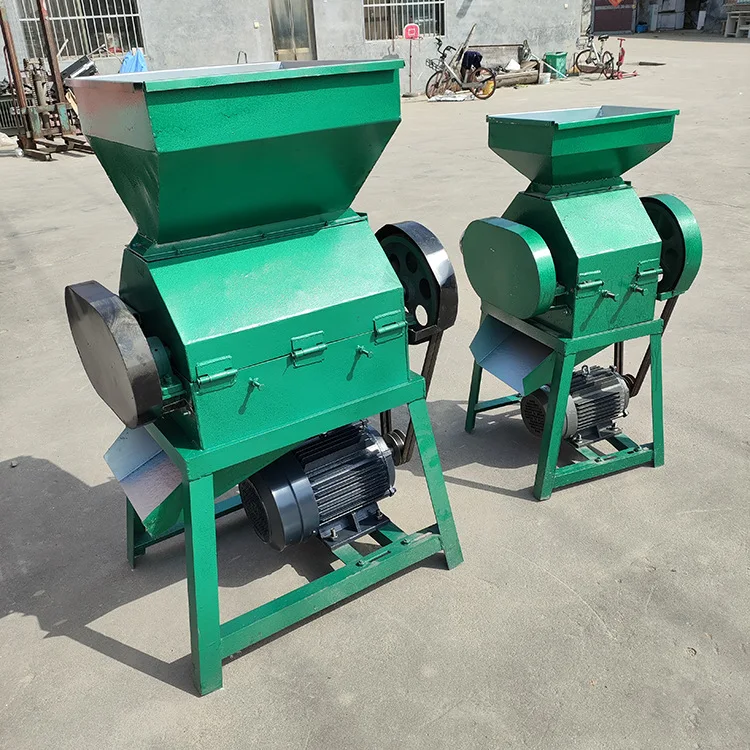 رائجة البيع آلة تسطيح الحبوب الأوتوماتيكية الصناعية الصغيرة كسارة الشعير لصنع رقائق الفول الشعير الحبوب الصناعية #3