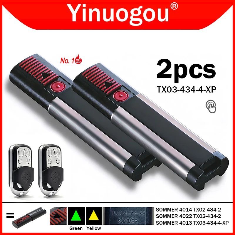 

SOMMER 4013 TX03-434-4-XP Пульт дистанционного управления для гаражных ворот 434,42МГц SOMMER TX03 434 4 XP Пульт дистанционного управления для ворот 434МГц