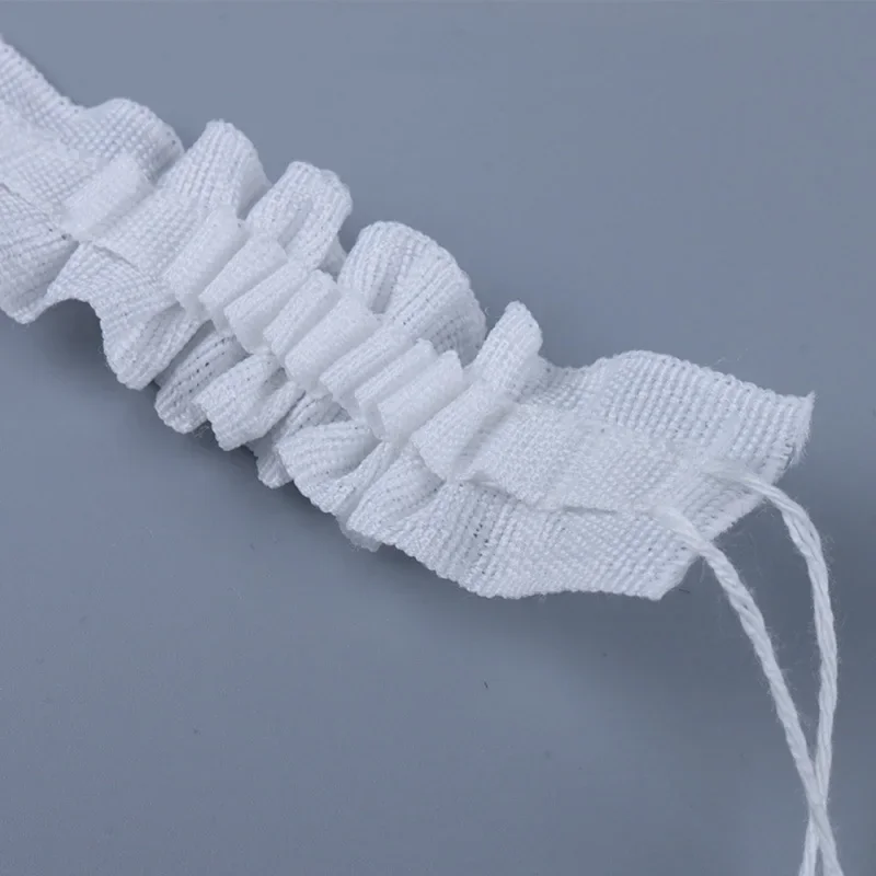 30Meters DIY Curtain Accessories Cloth Belt 3mm For Curtains Eyelets Tape Rings Grommet Top Punching Hook Curtain Pleated Tape