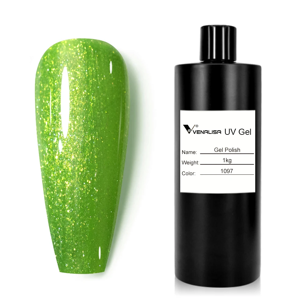 Venalisa Jelly Color Construction Gel Transparant Roze 1l Volume Doordrenken Van Opgeheven Semi-Permanente Zelfnivellerende Pastelgellak