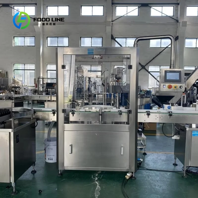Hot Sale Customized Automatic 10ml 30ml 60ml 120ml Bottle Filling Machine with Capping Tax Stamp Labeling