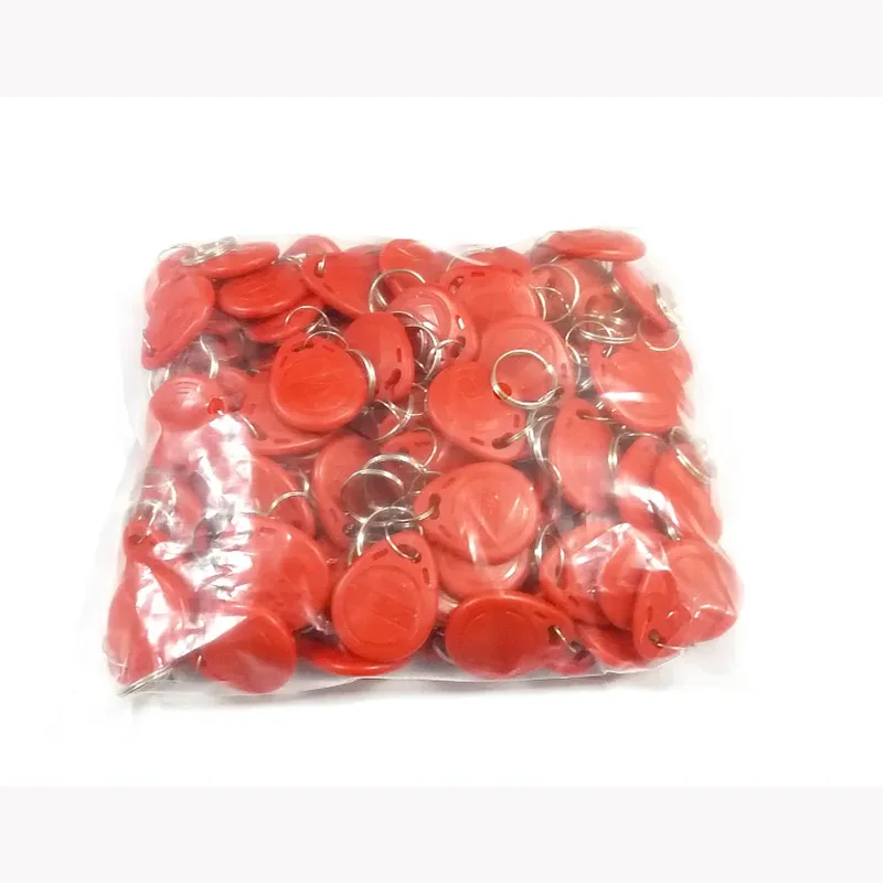 100 Stuks Waterdichte Em4305 T5577 Kopiëren Herschrijfbare Herschrijfbare Dubbele Rfid Tag Nabijheid Id Token Key Keyfob Ring Kloonkaart