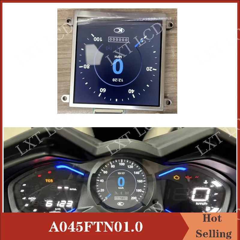 A045FTN01.0 4.5 inch LCD Display For KYMCO Noodoe AK550 S400 S500 250I 2018-2023 Motorcycle Speedometer Instrument