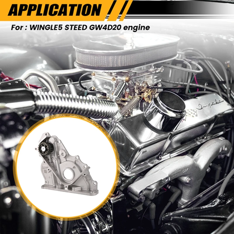 

1011100-ED01 Oil Pump Assembly(Hole:46Mm) For GREAT WALL HOVER HAVAL H5 WINGLE5 STEED GW4D20 Engine 1011100AED01A