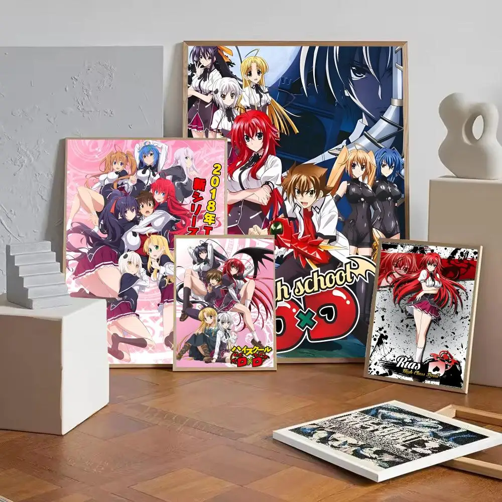 High School DxD Hero Poster Wall art print art suitable for living room bedroom bar parlor home decor gift