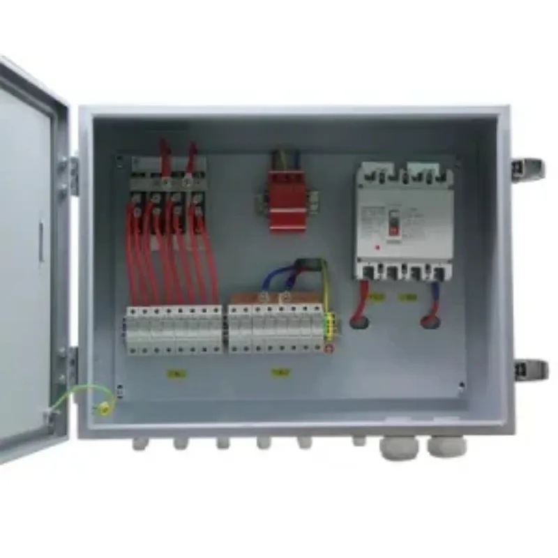 Customized 600V 1000v 1500v 1/2/3/4/ in 1/2/3/4/ OUT 1 String to 36 String IP65 DC AC Combiner Box Solar String Box
