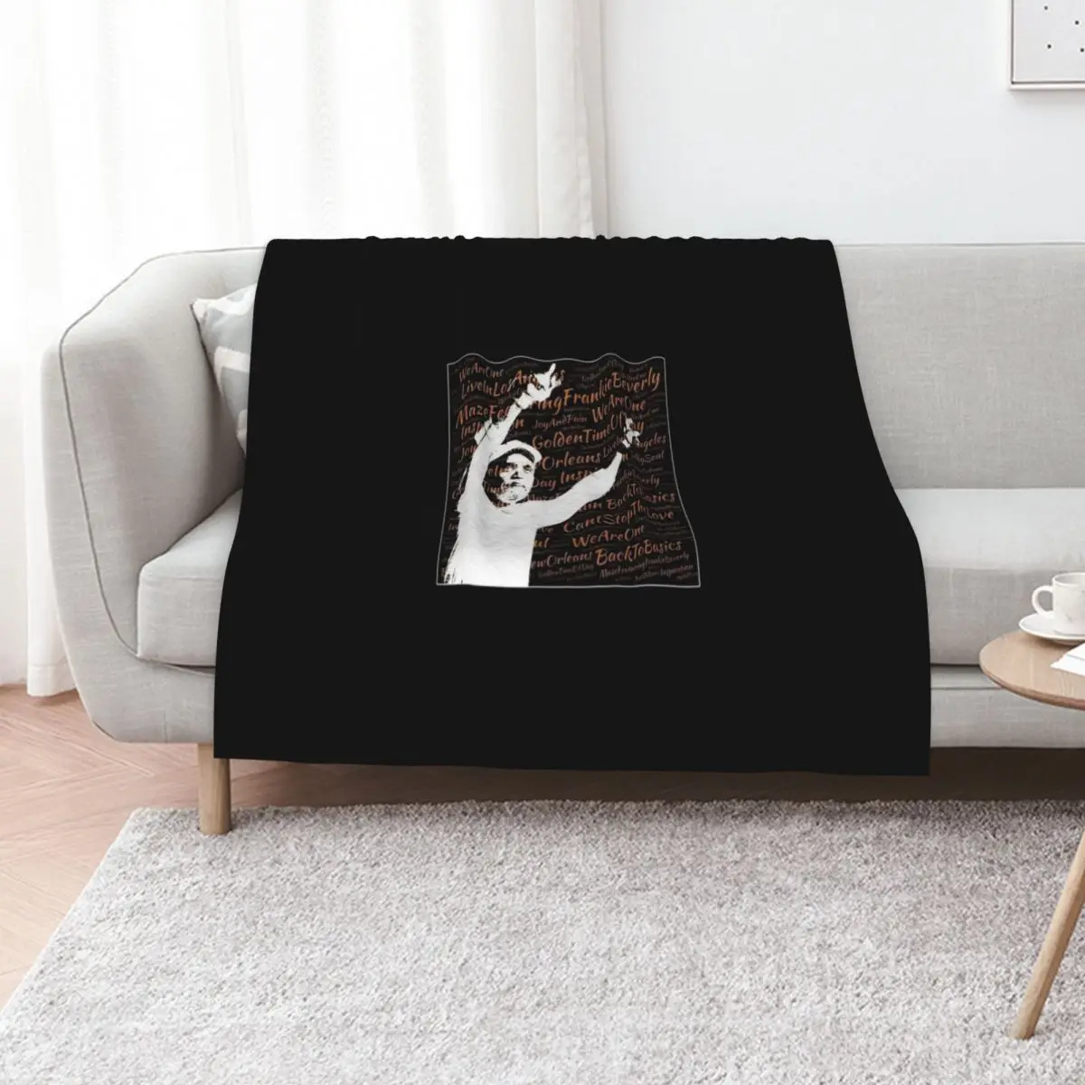 Frankie Beverly legend Throw Blanket Elegant Warm Throw Blanket for Hotel Home
