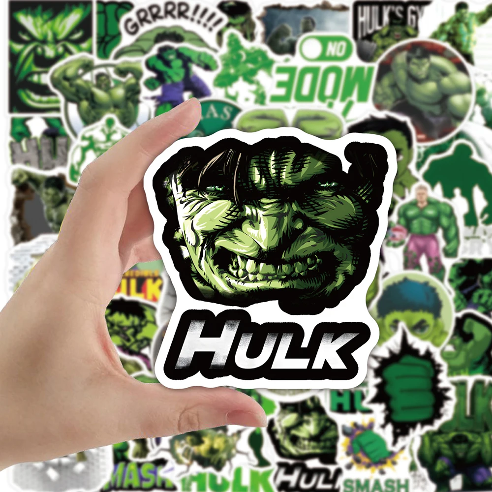 10/30/50pcs Supereroe Robert Bruce Banner Hulk Adesivi per la Cassa Del Telefono Del Computer Portatile di Skateboard Casco Disney Cool Bambini adesivi giocattoli