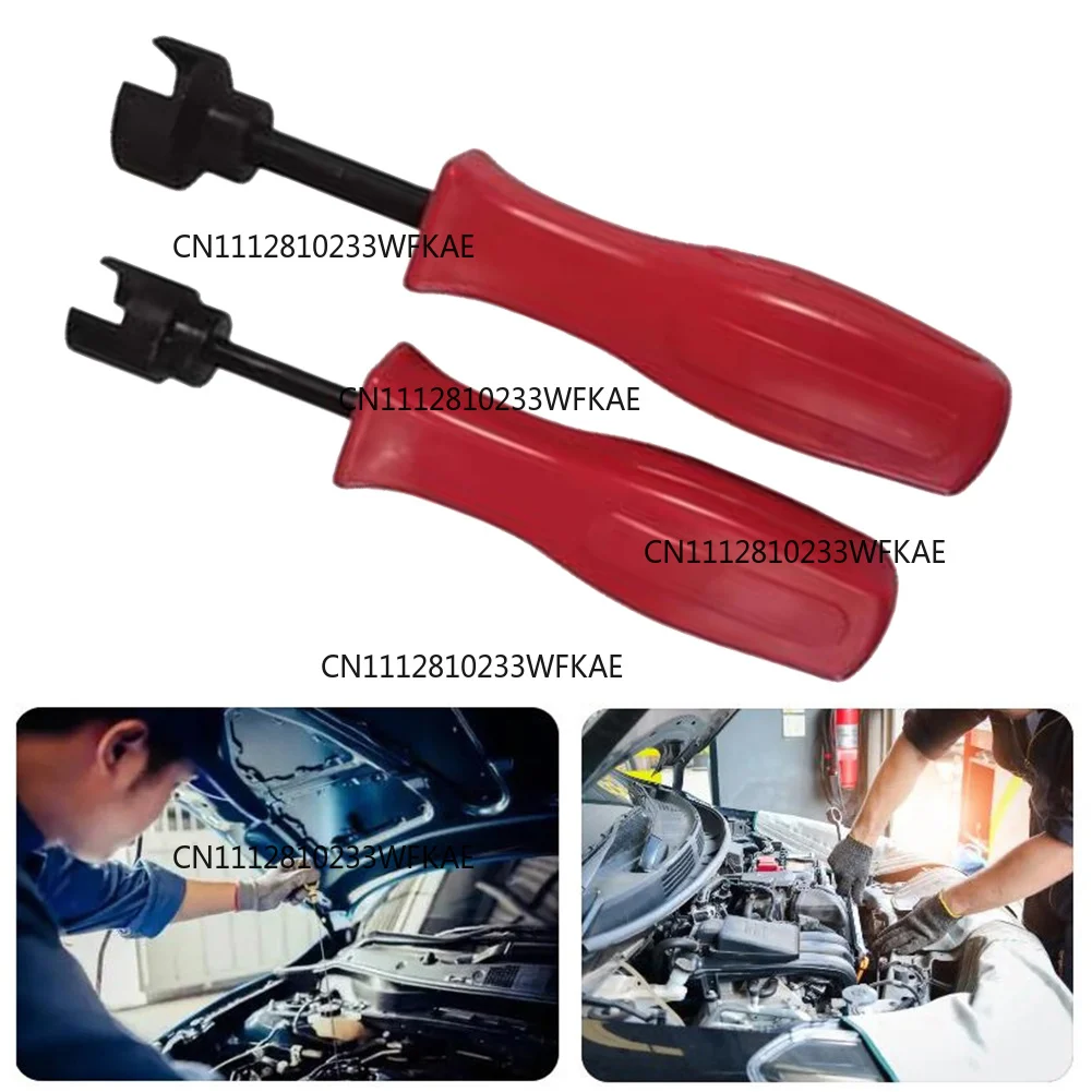 2pcs Auto Drum Brake Repair Installation Tool Fixed Washer Spring Shoe Compressor Car Repair Tool Handle Tool Accessories