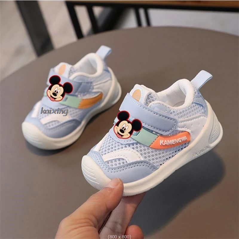 

Mickey Minnie Sneakers Children's Sports Shoes Disney Boys Girls Kids Student Running Shoe Casual Children Outdoor Running Shoes