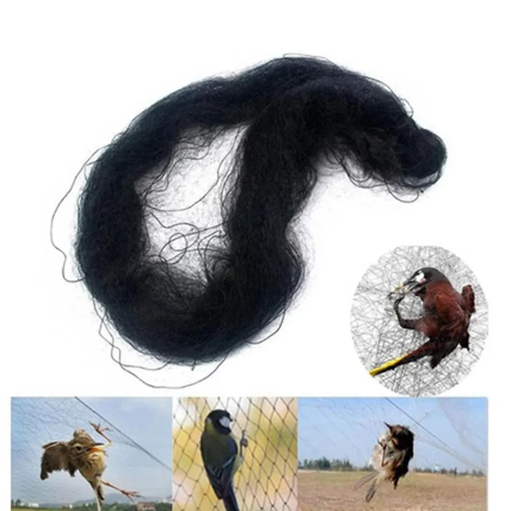 New 6-50m Bird Net Bird-Proof Plastic Nylon Net Traps Crops Protective Garden Plants Climbing Net Pest Control Tool