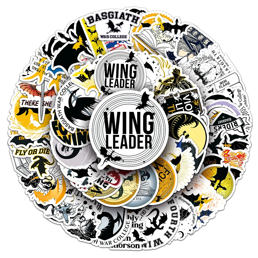 10/30/50 قطعة الجناح الرابع التنين ملصقات الكرتون الشارات لأجهزة الكمبيوتر المحمول الأمتعة القرطاسية مقاوم للماء كول الكرتون ملصق حزم #2