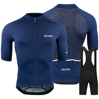 Raudax-Conjunto de Jersey de Ciclismo de manga corta para jóvenes, Ropa transpirable para Ciclismo de montaña, Maillot, Kit de uniforme de Ciclismo, verano