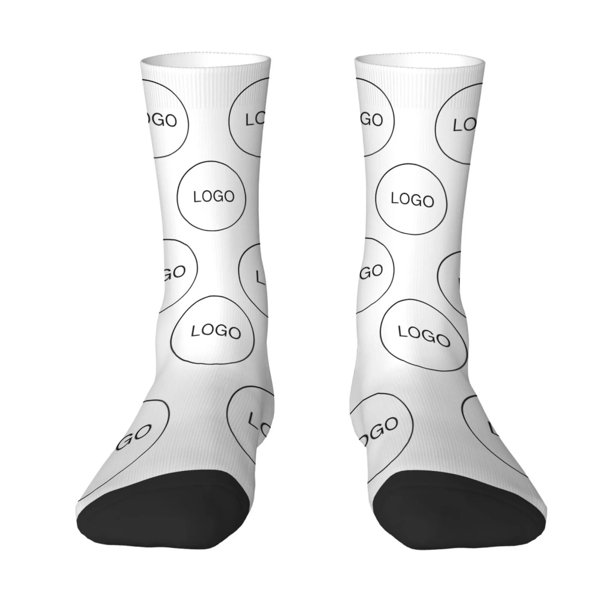 Kaos Kaki Lembut Custom dengan Cetak Pola Logo Pribadi, Kaos Kaki Setengah Betis, Hangat dan Nyaman, Hadiah Ideal untuk Perusahaan, Sekolah, Kenangan