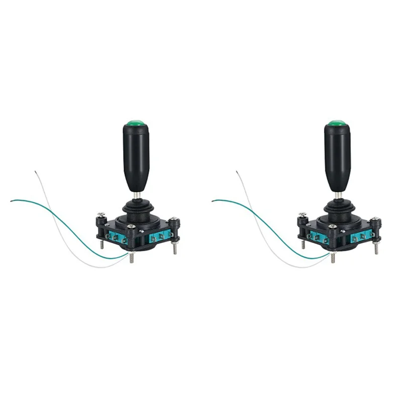 

ABRU-2X Monolever Joystick Switches With Push Button 2 4 8 Way Reset Momentary Toggle Cross-Rocker Switches SCV4-YQ-05R2G