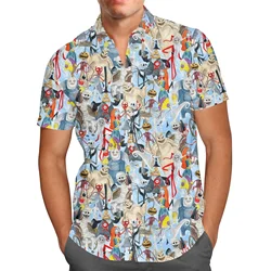 Albtraum vor Weihnachten Jack Skelli ngton Hawaii Shirt Herren Kurzarm Button Up Shirt Disney Casual Beach Hawaii Shirt