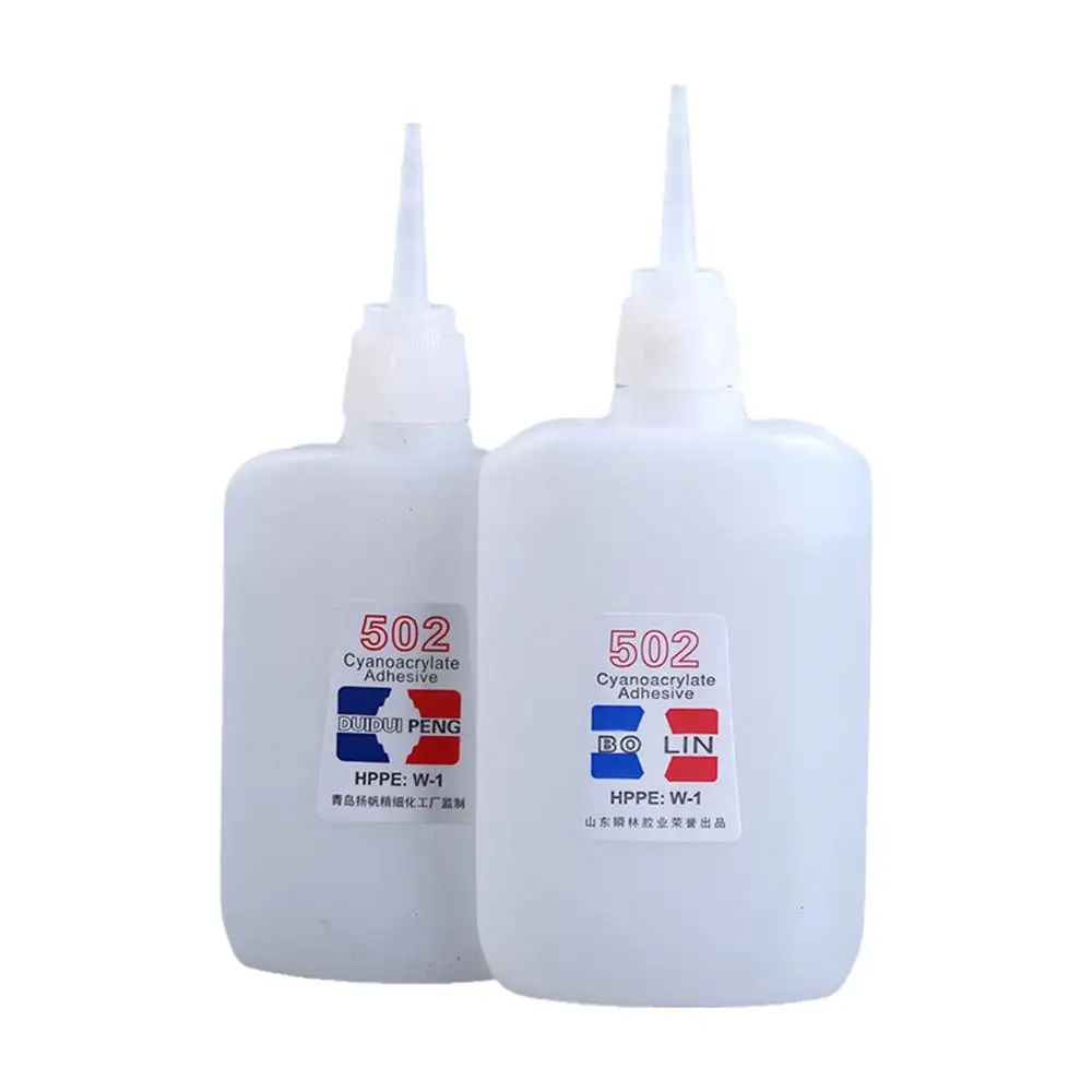 502 Super Glue Instant Quick Dry Cyanoacrylate Strong Glue Adhesive DIY Fast Metal Office Bond Supplies Rubber Quick Leathe