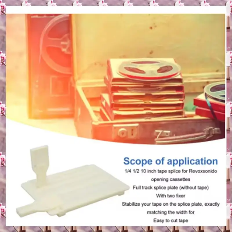 2025 1/4 10 Inch Tape Splicing Set Voor Revoxsonido Opening Cassettes Tape Splicing Set, 1/4 10 Inch Tape Splicing Set Voor Revoxso