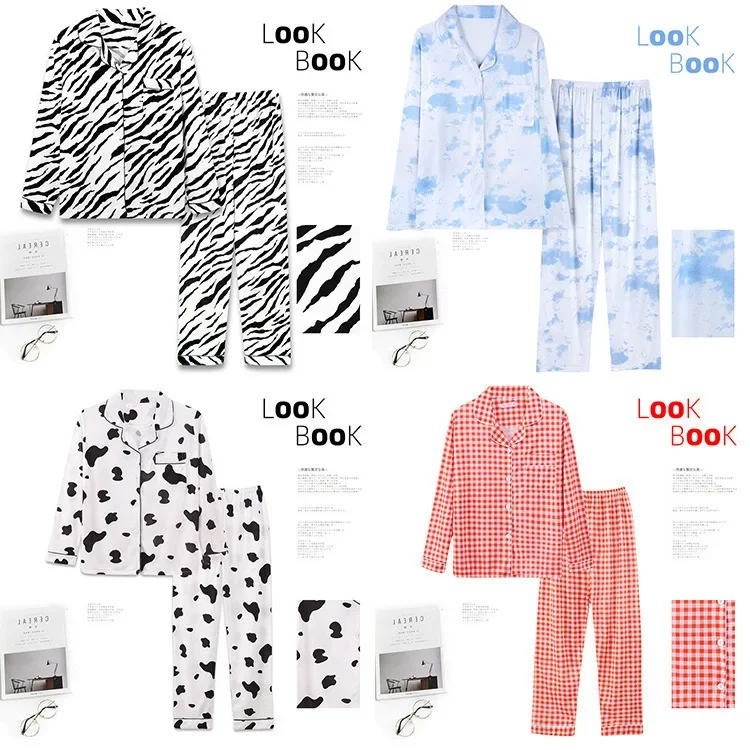 الخريف/الشتاء المرأة التلبيب سترة ملابس خاصة طويلة الأكمام البولكا نقطة بنطلون Homewear ربيع الخريف لباس خارجي حجم كبير