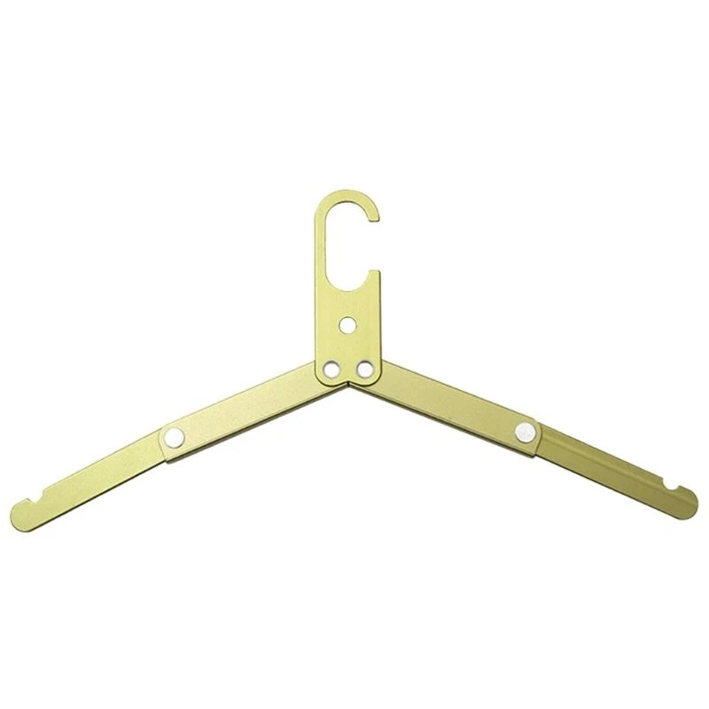 Q39E Foldable Travel Hangers, Portable Lightweight Aluminium-Alloy Collapsible Hanger