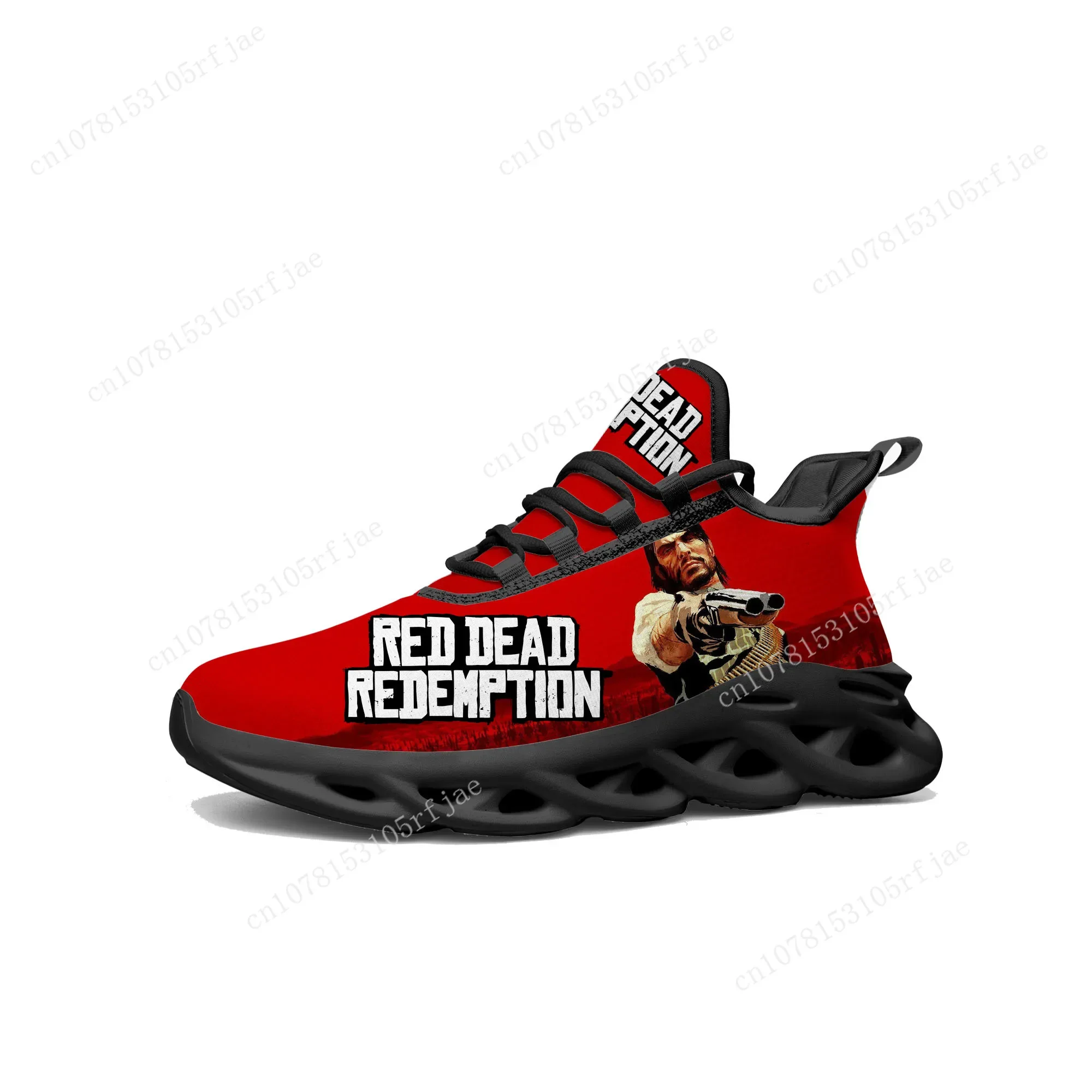 Video Game Red Dead Redemption Flats Sneakers Mens Womens Teenager Sports Running Shoes High Quality Tailor Made Lace Up Shoes