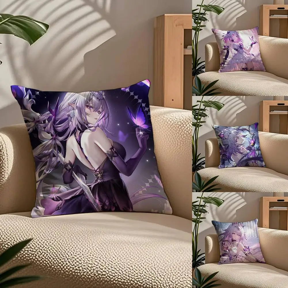 

C-Castorice Anime Pillow Case Comfort Sofa Bed Silky elegant Invisible zipper Custom Decorative cushion cover