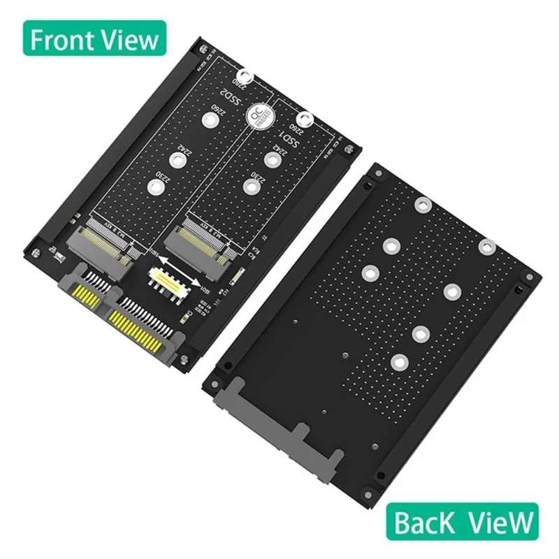 Adaptador M.2 NGFF SSD a SATA3.0 M.2 SATA3.0 SSD Convertidores llave B+M Tarjeta elevadora