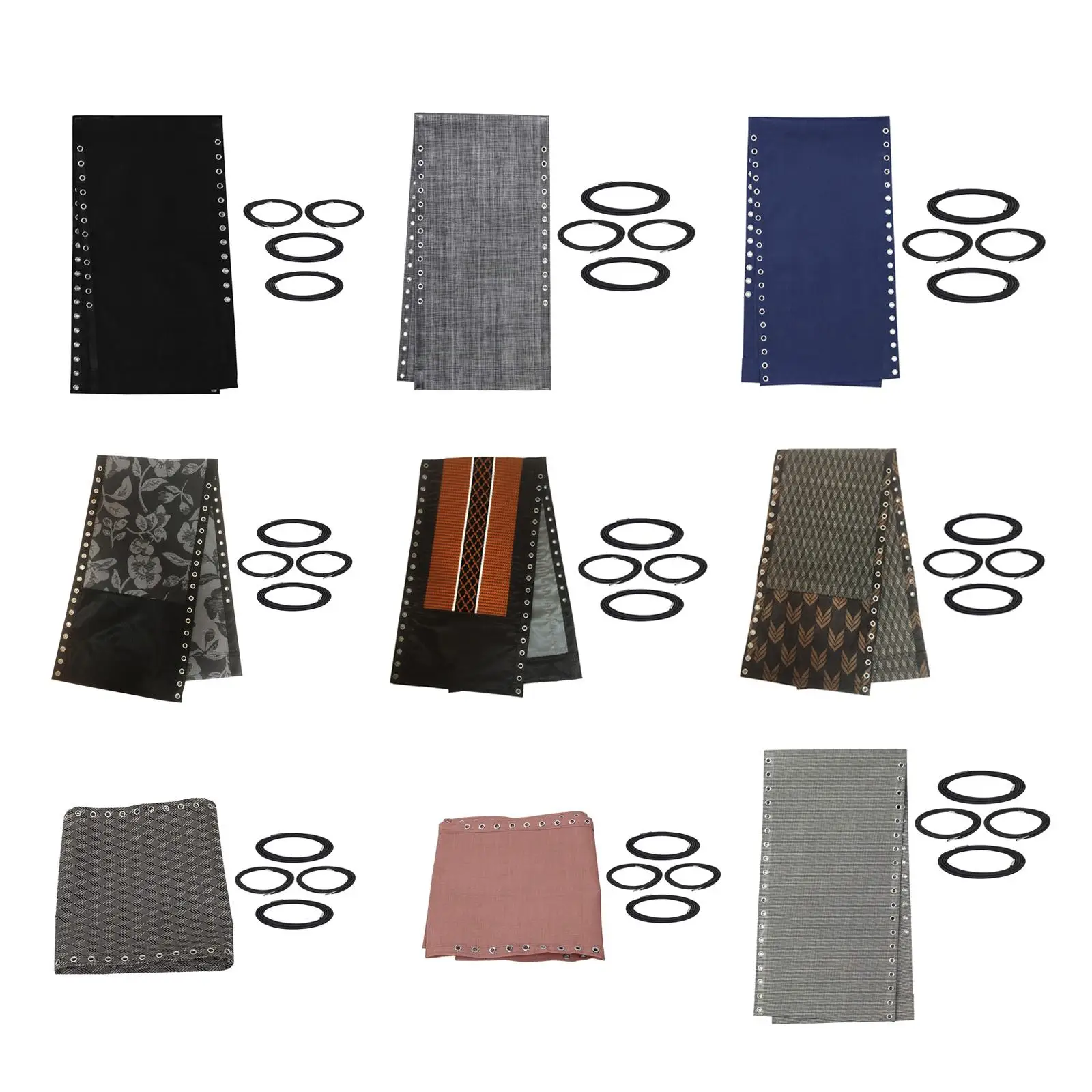Replacement Fabric w/ Tie Cord for beach and deck Lounge Patio