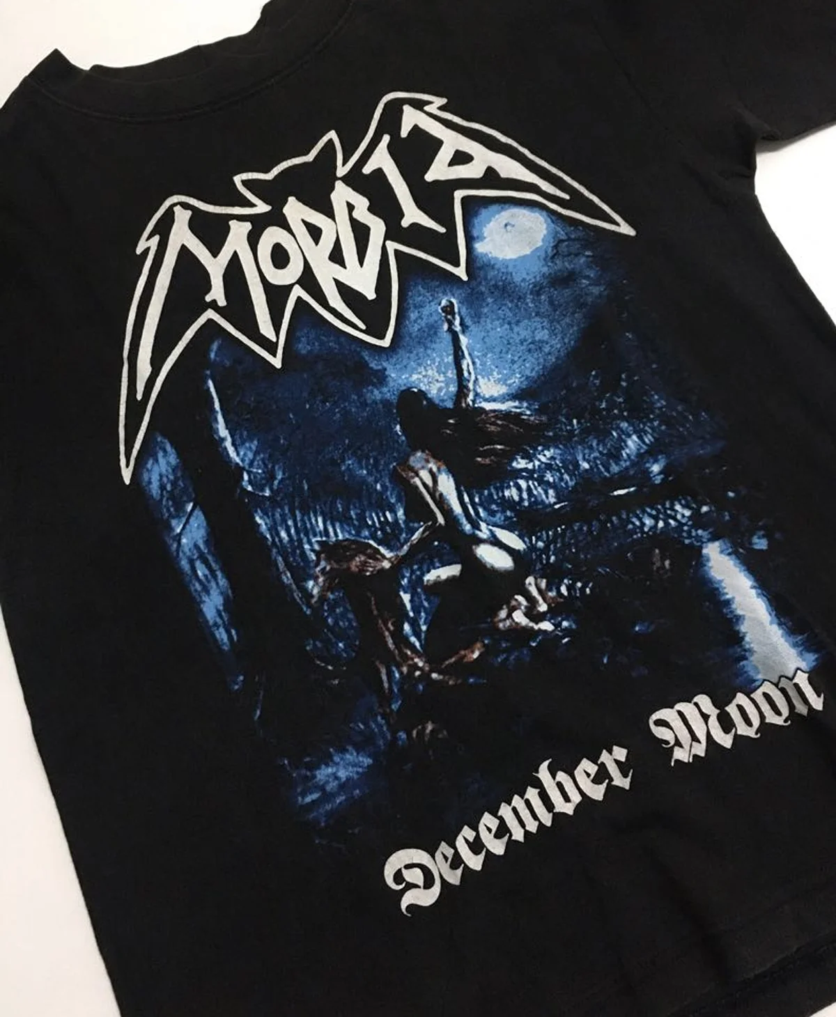 RETRO Morbid band december moon T-shirt black Short sleeve All Sizes TA3663