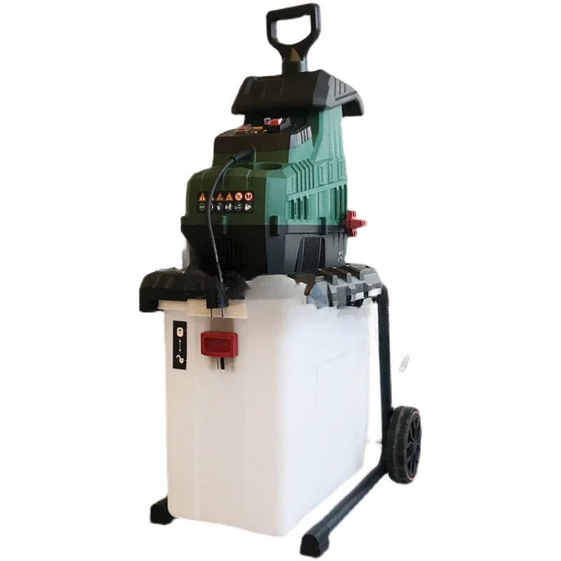 Electric Tree Leaves/Branches/Tree Roots/Bamboo/Banana Leaves Garden Pulverizer Wood Shredder 2800W