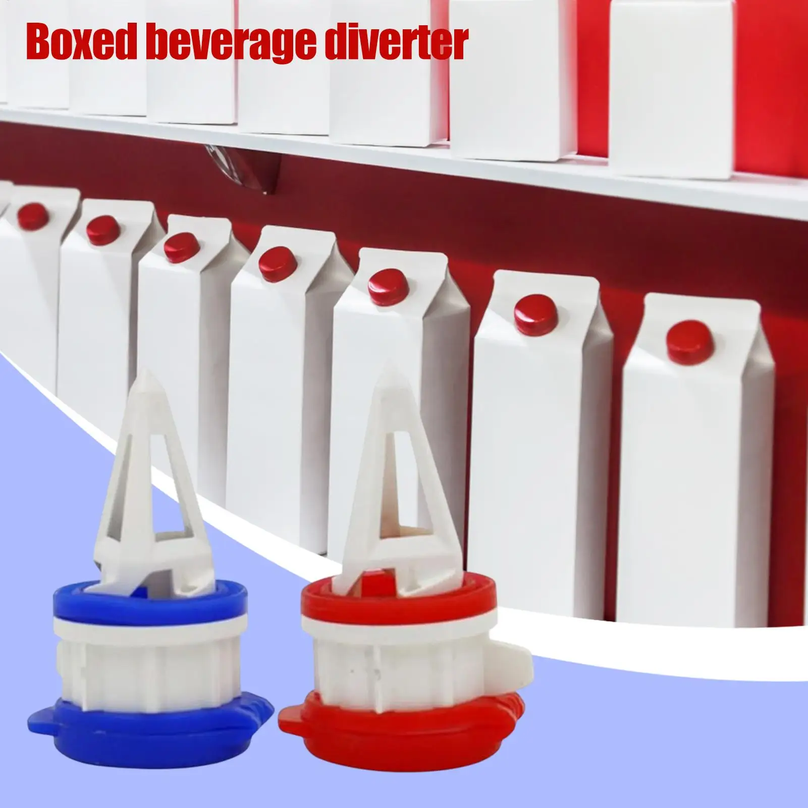 2Packs Milk Spout Pourer With Lid to Prevent Spills Creative Boxed Milk Beverage Extension Spout for Bags Boxes Family Gathering