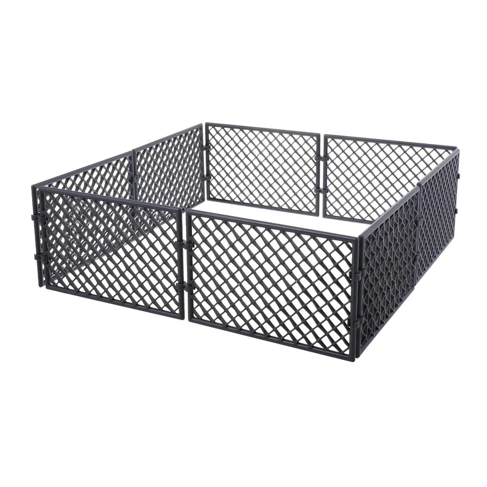 

8 Pcs Protective Mesh Barbed Wire Building Toys for Kids Constructive Miniature Fence Model Ornament Construction