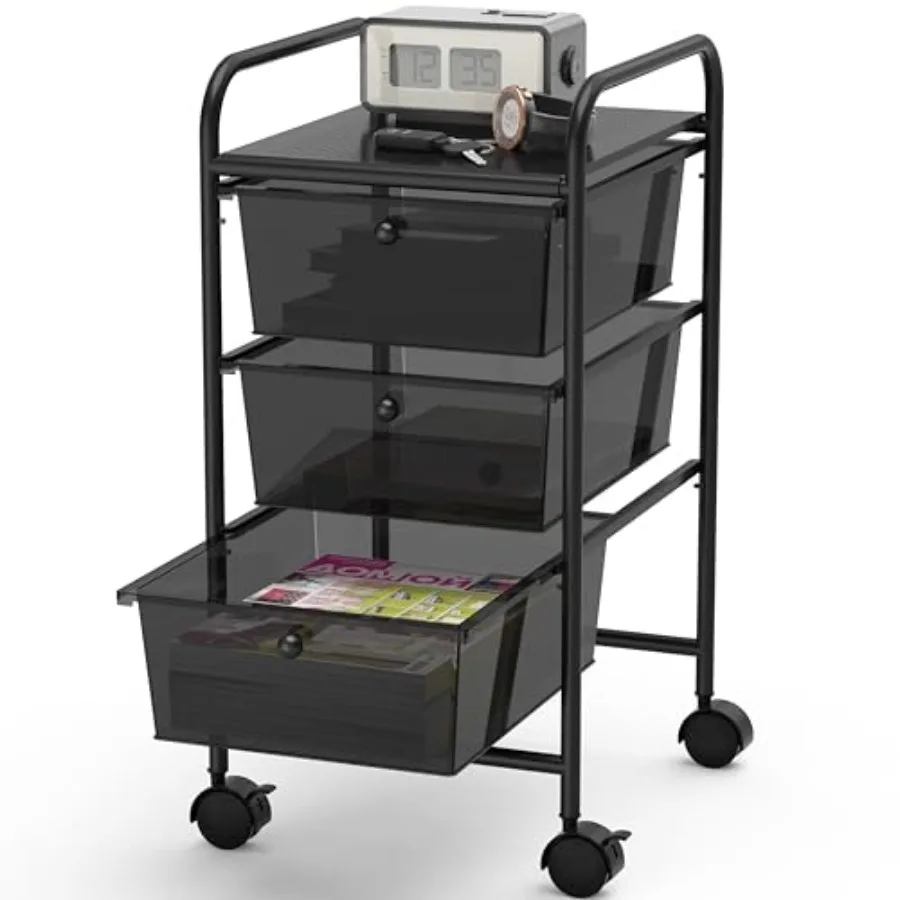 

Utility Cart with Rolling Storage Art Craft Organizer