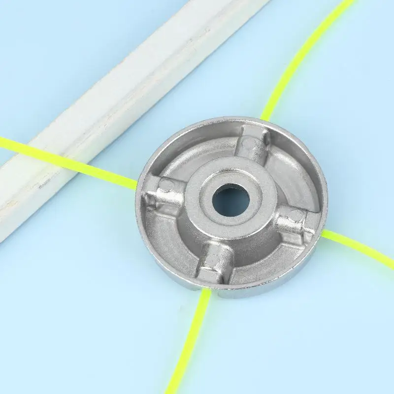 Cabezal de cortacésped Universal de aleación de aluminio con línea de corte de césped de nailon, piezas de repuesto para cortacésped