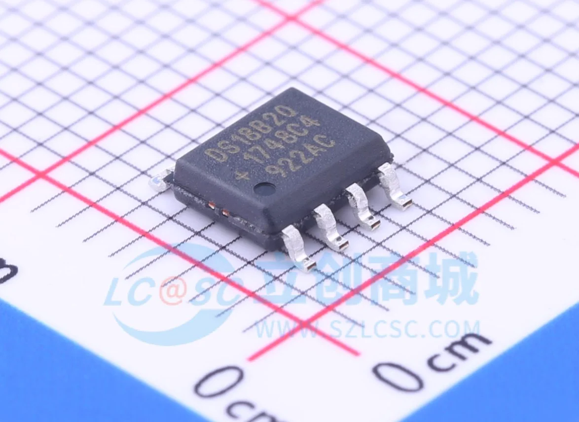 8PCS  Brand new original DS18B20Z SOP-8 single bus temperature sensor chip