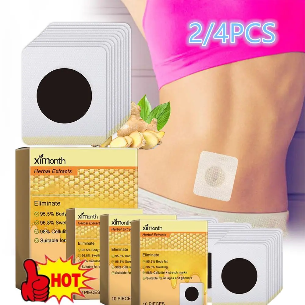 

2/4X 10Pcs Bee Patches Body Slimming Patch With Natural Extracts to Help Eliminate Bbesity Weight LOSS Patch for Women 2024