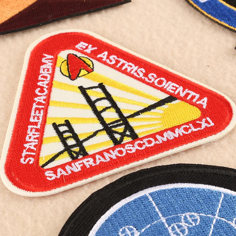 Space Rocket UFO Spacecraft Astronaut Embroidery Patches on clothing Accessories Emblem Aviation Cosmonaut Badge Patch Sticker