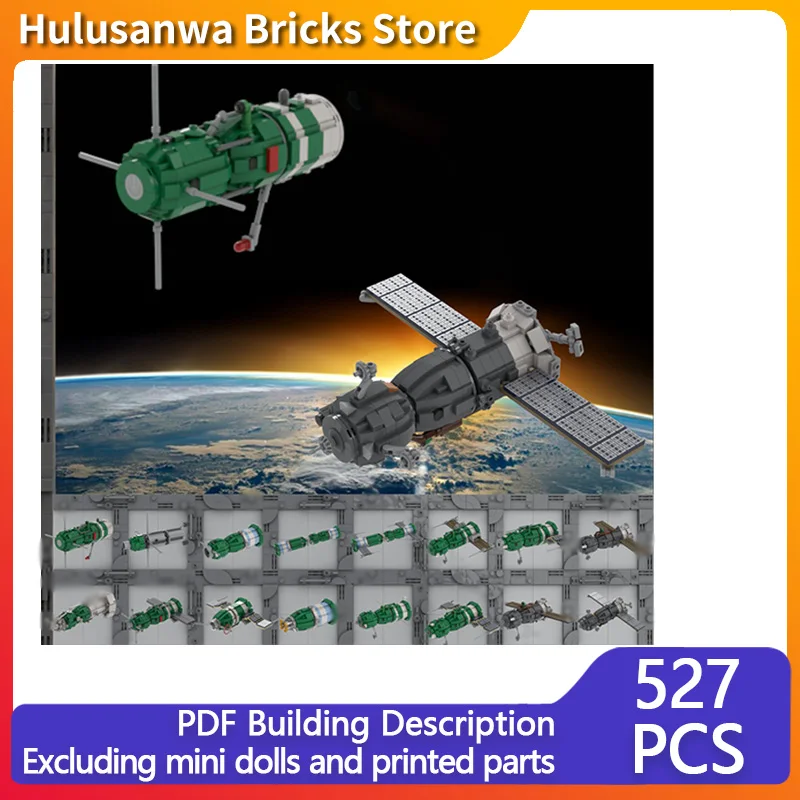 

Военные пилотируемые космические корабли: модель MOC, конструктор, военная техника, модульные технологии, подарки, праздничные наборы для сборки, детские игрушки