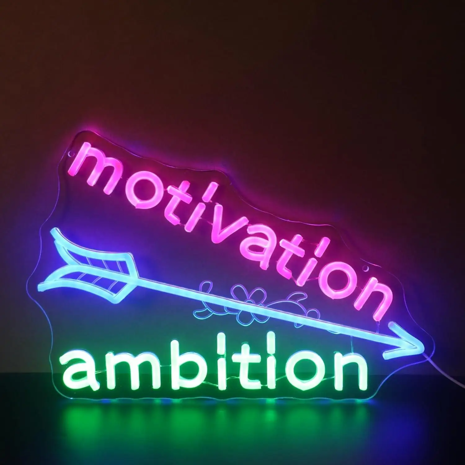 Neonljus Ambitiös Design Kontor/Gym - usage example