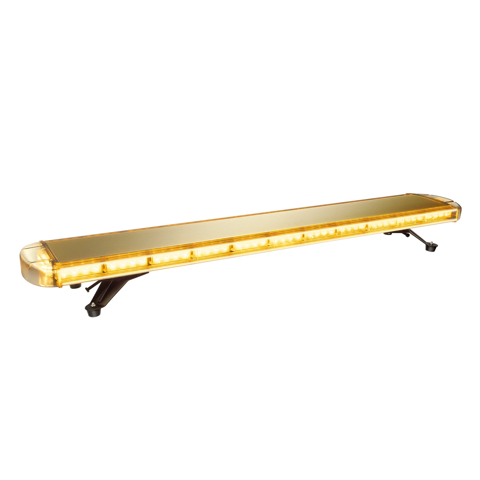 Hoge zichtbaarheid 96LED 360 °   Veiligheidsstroboscooplichtbalk, 16 flitsmodi + afstandsbediening, IP65 waterdicht, gele noodwaarschuwing