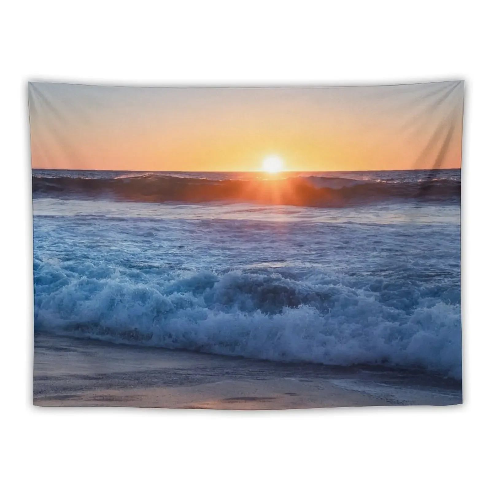 

Santa Barbara Beach CA Evening Sunset Tapestry Room Decorating Aesthetic Decoration For Bedroom Tapestry