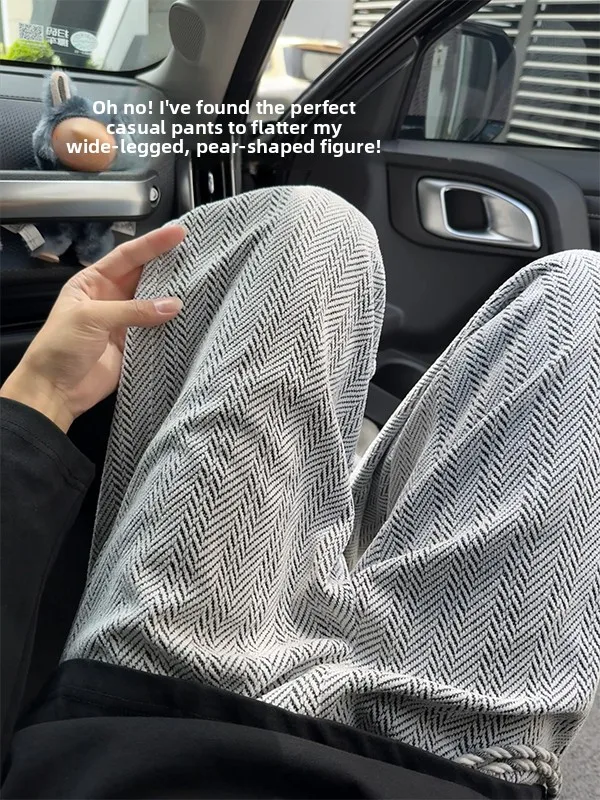 

Мужские повседневные брюки American Sle, весна-осень, плотные, свободного кроя, прямые, модные, цветные, широкие штанины