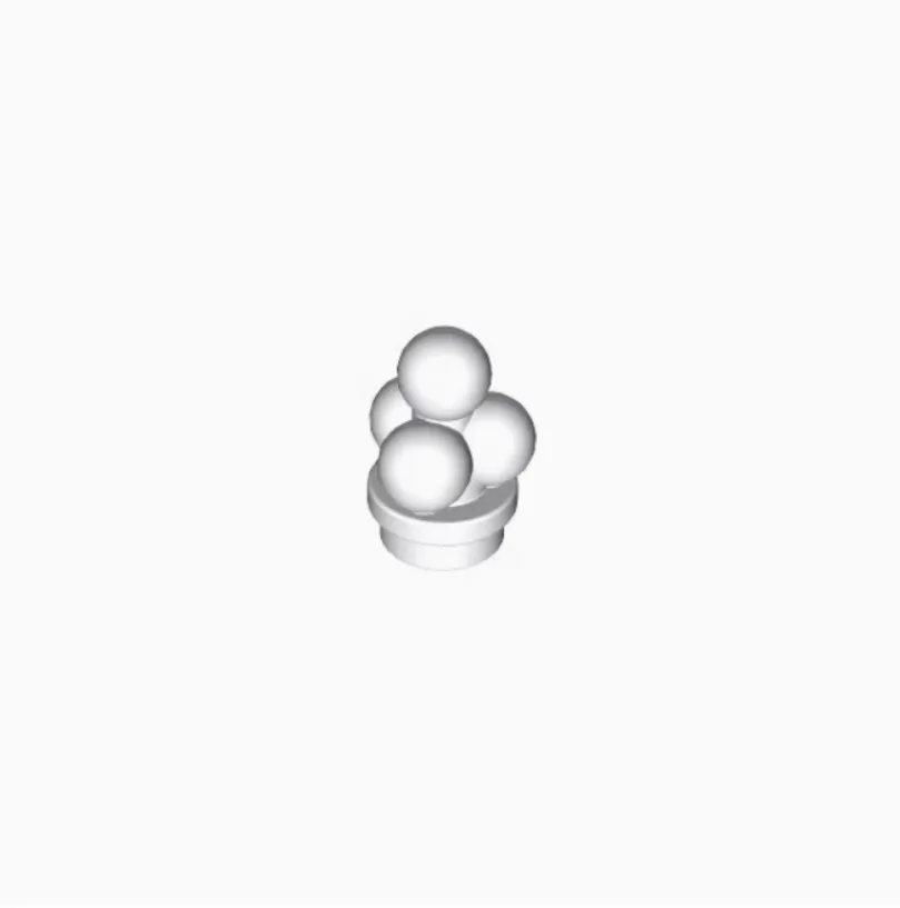 

10 шт. MOC6254 китайские детали строительных блоков, человеческое питание, шарики для мороженого, мороженое, мелкие частицы