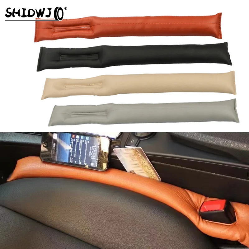 1pcs Car Seat Gap Filler Padding Leather Soft Side Seam Plug Leak-proof Filling Strip Car Accessories Interior Car Seat Cover