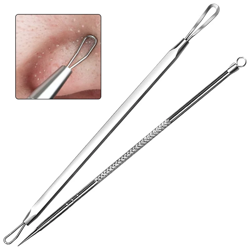 Extra Fijne Cellulaire Acne Mee-eter Pincet Gezichtsschoonheid Verwijder Acne Naald Gereedschappen voor Smet en Whitehead Verwijdering Huidverzorging