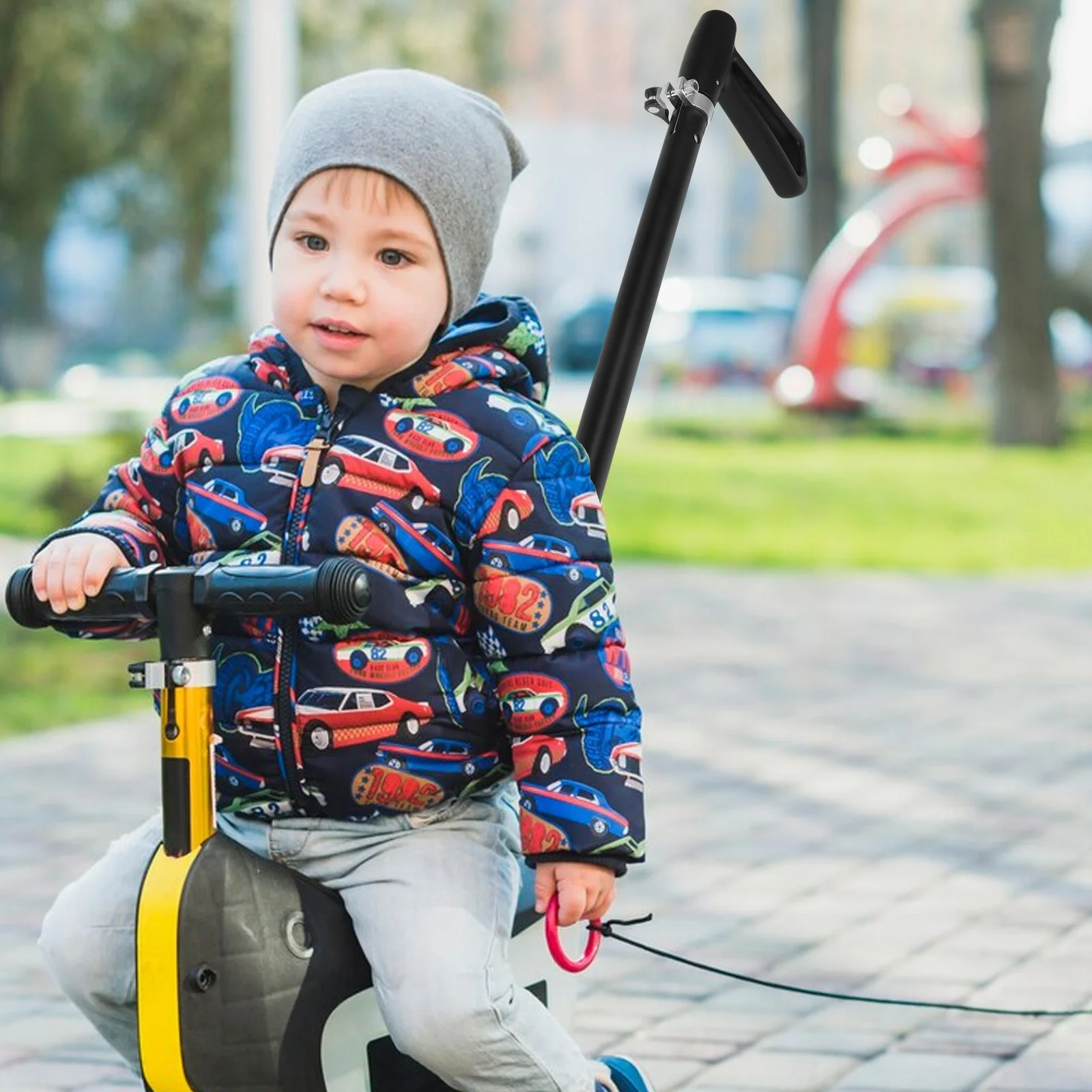 مقبض دفع بديل لعربة الأطفال، قضيب سريع التحرير، قضيب مريح ومستقر لمقود السيارة لملحقات عربة الأطفال الصغار #5