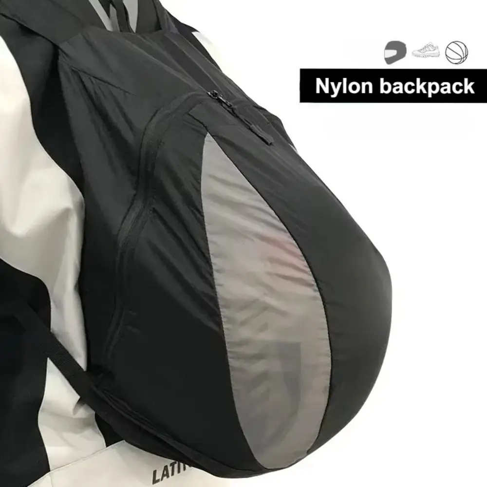 

Large Capacity Motorcycle Helmet Backpack Lightweight Splash Proof Helmet Carrying Bag Nylon Material Sneakers Bag